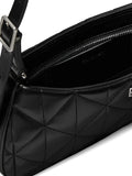 Calvin Klein Quilted Logo Plaque Shoulder Bag — Same as shown — Size One Size — Back View