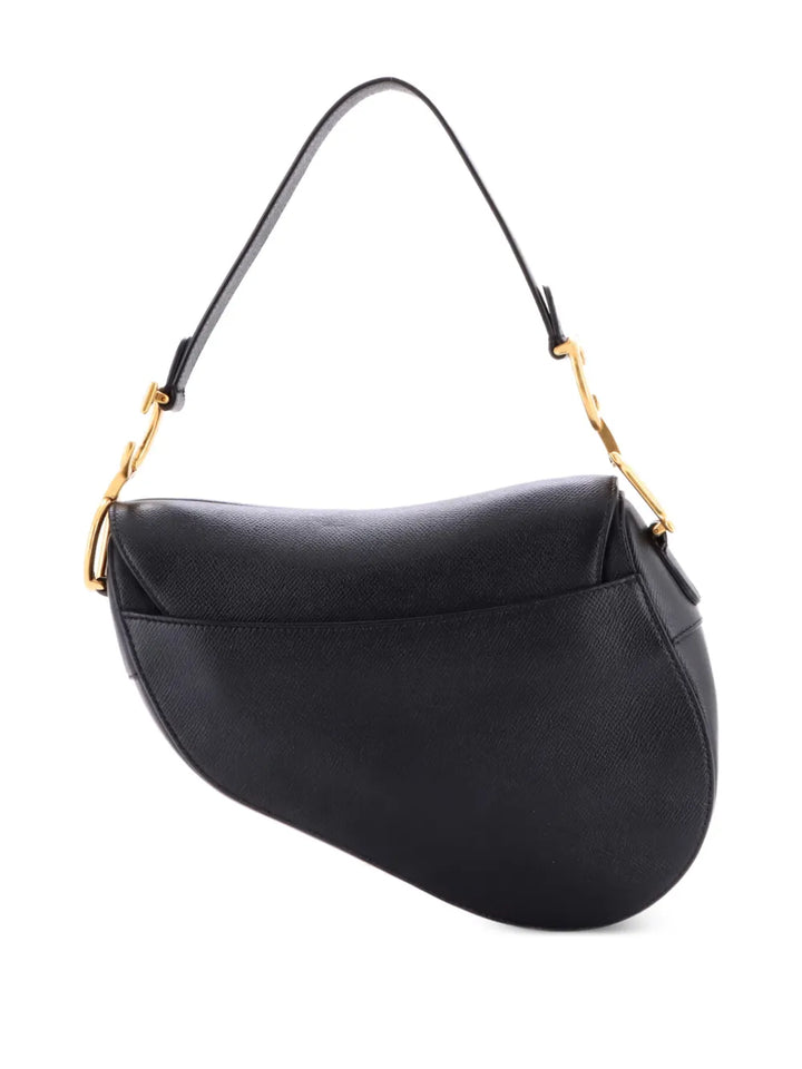 Christian Dior Pre Owned Saddle Handbag Leather Medium Shoulder Bag — Same as shown — Size One Size — Side View