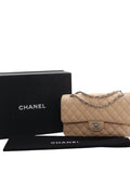 Chanel Pre Owned 2010 2011 Medium Classic Caviar Double Flap Shoulder Bag — Same as shown — Size One Size — Side View