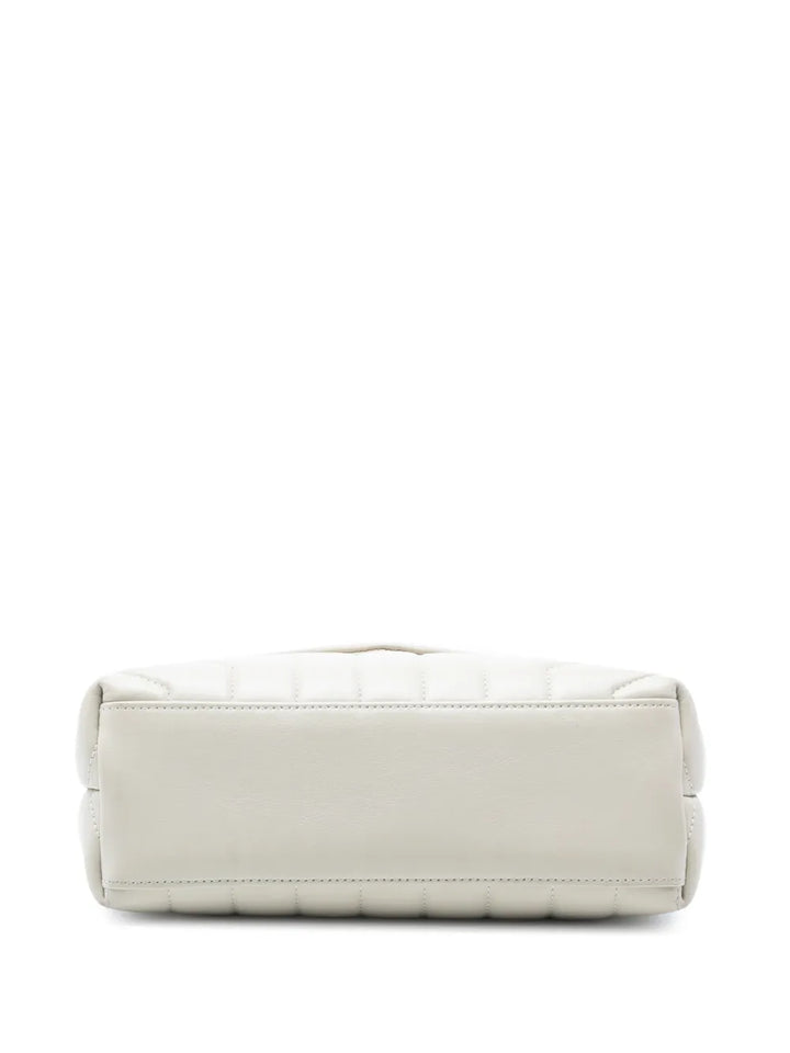Saint Laurent Pre Owned 2020 Small Calfskin Monogram Loulou Shoulder Bag — Same as shown — Size One Size — Top View