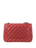 Chanel Pre Owned 2012 2013 Jumbo Classic Lambskin Double Flap Shoulder Bag — Same as shown — Size One Size — Top View