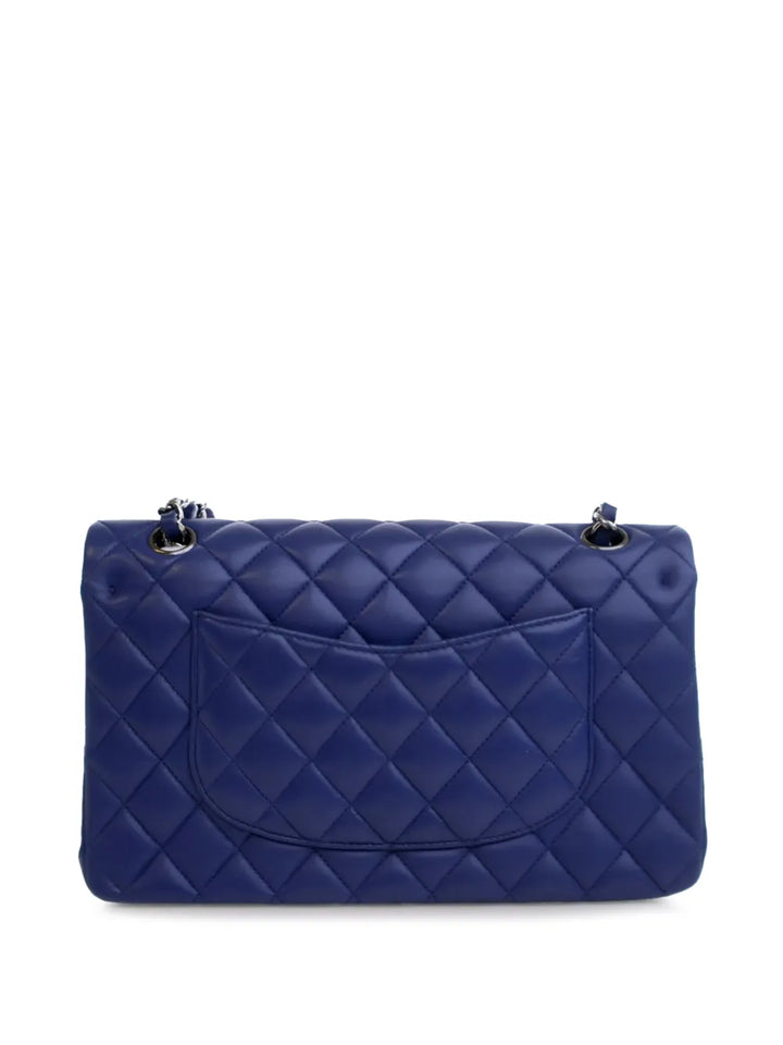 Chanel Pre Owned 2016 2017 Medium Classic Lambskin Double Flap Shoulder Bag — Same as shown — Size One Size — Back View
