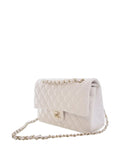 Chanel Pre Owned 2019 Medium Classic Caviar Double Flap Shoulder Bag — Same as shown — Size One Size — Back View