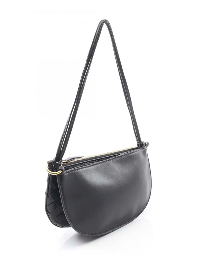 Bottega Veneta Pre Owned 2012 2025 Small Lambskin Intrecciato Gemelli Double Pouch Shoulder Bag — Same as shown — Size One Size — Back View