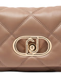 Liu Jo Lapuffy Quilted Metal Logo Shoulder Bag — Same as shown — Size One Size — Top View