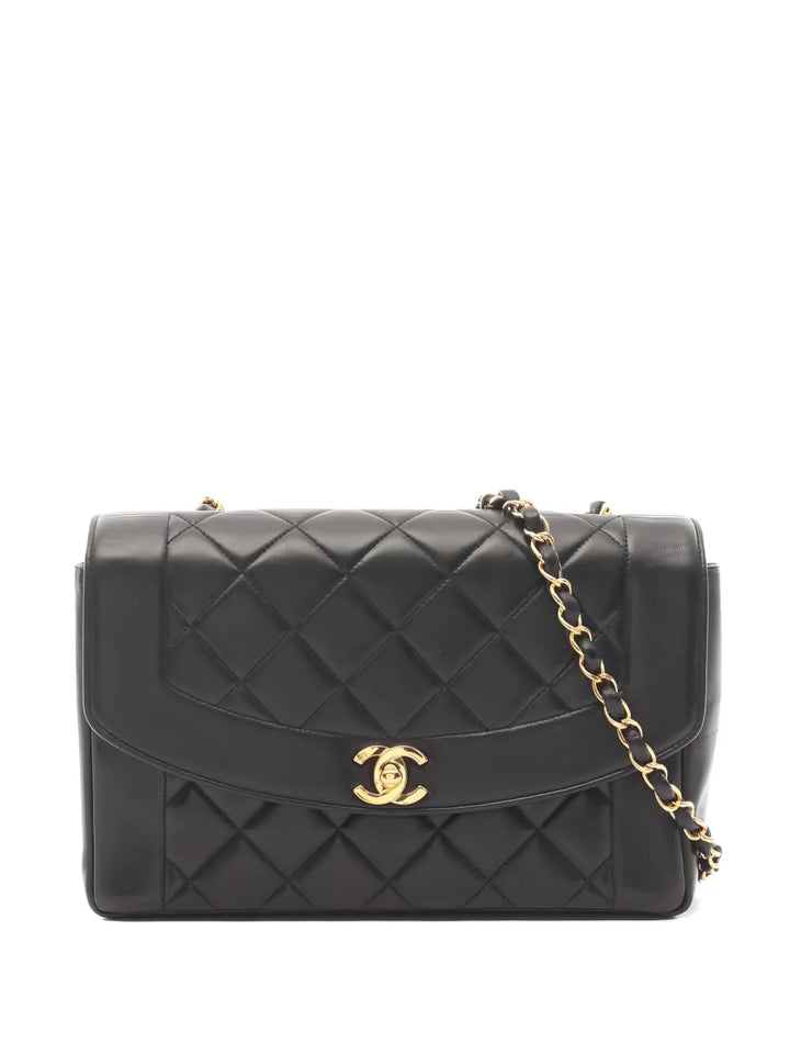 Chanel Pre Owned Diana Flap Matelasse Quilting Chain Strap Shoulder Bag — Same as shown — Size One Size — Front View