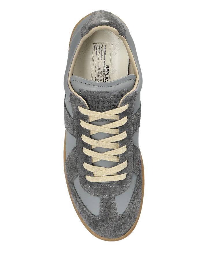 Maison Margiela Replica Lace-Up — Grey — Size US M 3.5 - US W 5 — Top View