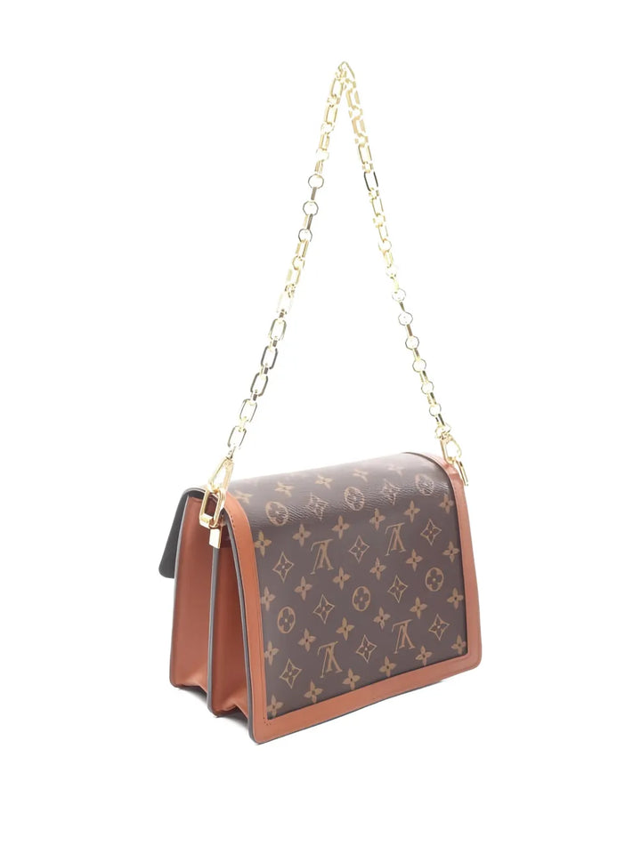 Louis Vuitton Pre Owned Monogram Pattern Chain Strap Shoulder Bag — Same as shown — Size One Size — Side View