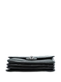 Chanel Pre Owned 2012 Medium Quilted Lambskin Clams Pocket Accordion Flap Shoulder Bag — Same as shown — Size One Size — Top View