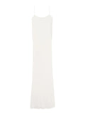 Jacquemus La Plumetis Dress — White/ Red — Size S — Front View