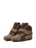 PUMA Speedcat Wedge-Heel — Taupe — Size US M 3.5 - US W 5 — Side View
