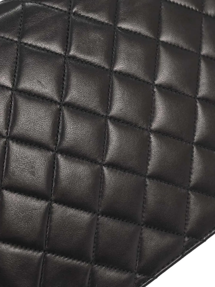 Chanel Pre Owned 2003 Small Turnlock Half Flap Shoulder Bag — Same as shown — Size One Size — Back View