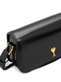 Ami Paris Paris Paris Leather Shoulder Bag — Same as shown — Size One Size — Top View