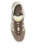 adidas Muenchen Lace-Up — Brown — Size US M 3.5 - US W 5 — Back View