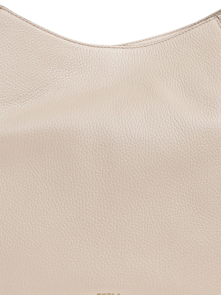 Furla Lara Grained Leather Shoulder Bag — Same as shown — Size One Size — Detail View