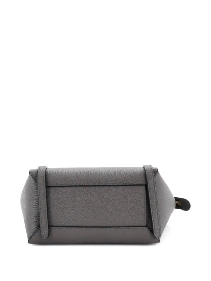 Celine Pre Owned Belt Bag Textured Leather Nano Shoulder Bag — Same as shown — Size One Size — Back View