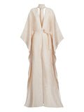 Taller Marmo Completely Ooo Tie Neck Maxi Dress — Same as shown — Size XS — Front View