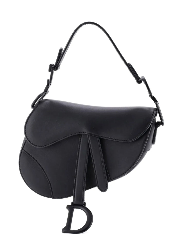 Christian Dior Pre Owned Ultra Matte Saddle Handbag Leather Mini Shoulder Bag — Same as shown — Size One Size — Front View