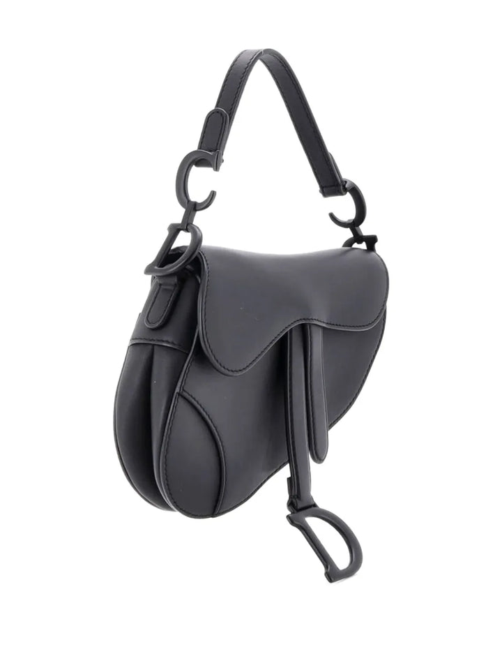 Christian Dior Pre Owned Ultra Matte Saddle Handbag Leather Mini Shoulder Bag — Same as shown — Size One Size — Back View