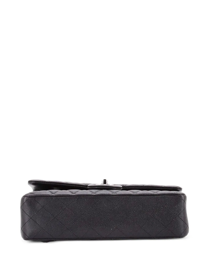 Chanel Pre Owned Classic Double Flap Bag Quilted Iridescent Caviar Medium Shoulder Bag — Same as shown — Size One Size — Detail View
