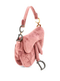 Christian Dior Pre Owned Saddle Handbag Velvet With Crystals Mini Shoulder Bag — Same as shown — Size One Size — Back View