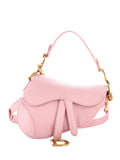 Christian Dior Pre Owned Saddle Handbag With Strap Leather Mini Shoulder Bag — Same as shown — Size One Size — Front View