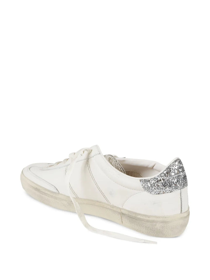 Golden Goose Glitter — White — Size US M 3.5 - US W 5 — Back View