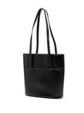 Burberry Pre Owned 2000 2017 House Check Trimmed Leather Shoulder Bag — Same as shown — Size One Size — Back View