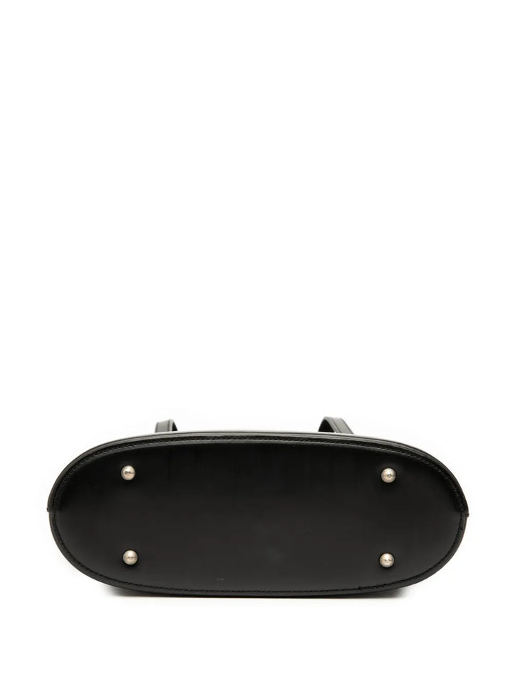 Burberry Pre Owned 2000 2017 House Check Trimmed Leather Shoulder Bag — Same as shown — Size One Size — Top View