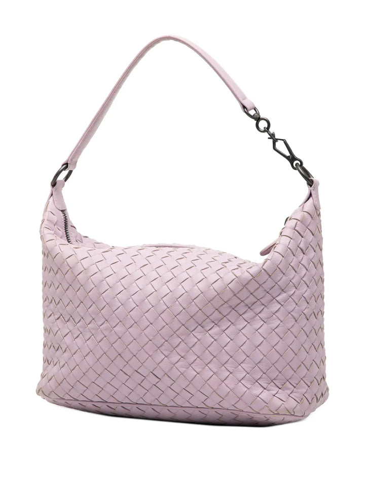Bottega Veneta Pre Owned 2012 2025 Nappa Intrecciato Shoulder Bag — Same as shown — Size One Size — Back View