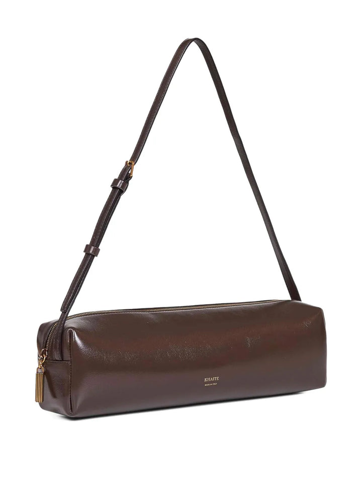 Khaite Adjustable Strap Crackle Shoulder Bag — Same as shown — Size One Size — Back View