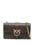 Pinko Medium Love Bag One Leather Shoulder Bag — Same as shown — Size One Size — Front View