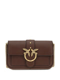 Pinko Love One Bird Buckle Chain Shoulder Bag — Same as shown — Size One Size — Front View