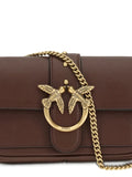 Pinko Love One Bird Buckle Chain Shoulder Bag — Same as shown — Size One Size — Top View