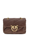 Pinko Love Quilted Chain Leather Shoulder Bag — Same as shown — Size One Size — Front View