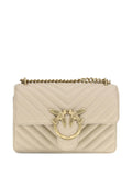 Pinko Love Chevron Chain Shoulder Bag — Same as shown — Size One Size — Front View