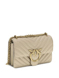 Pinko Love Chevron Chain Shoulder Bag — Same as shown — Size One Size — Back View