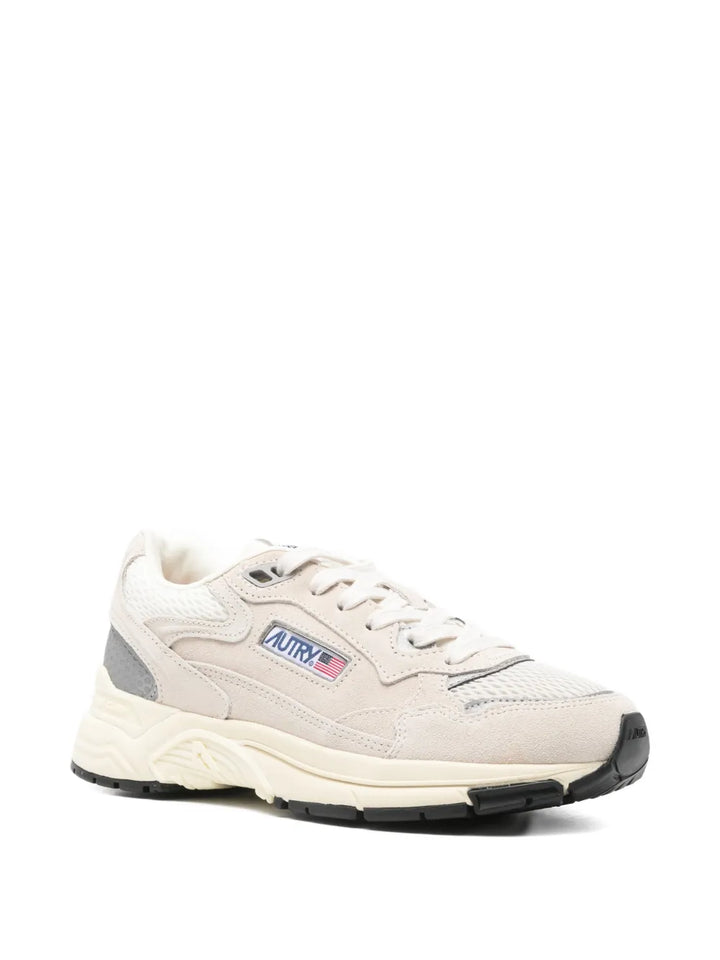 Autry Hyperway Laced Suede — Beige — Size US M 3.5 - US W 5 — Side View