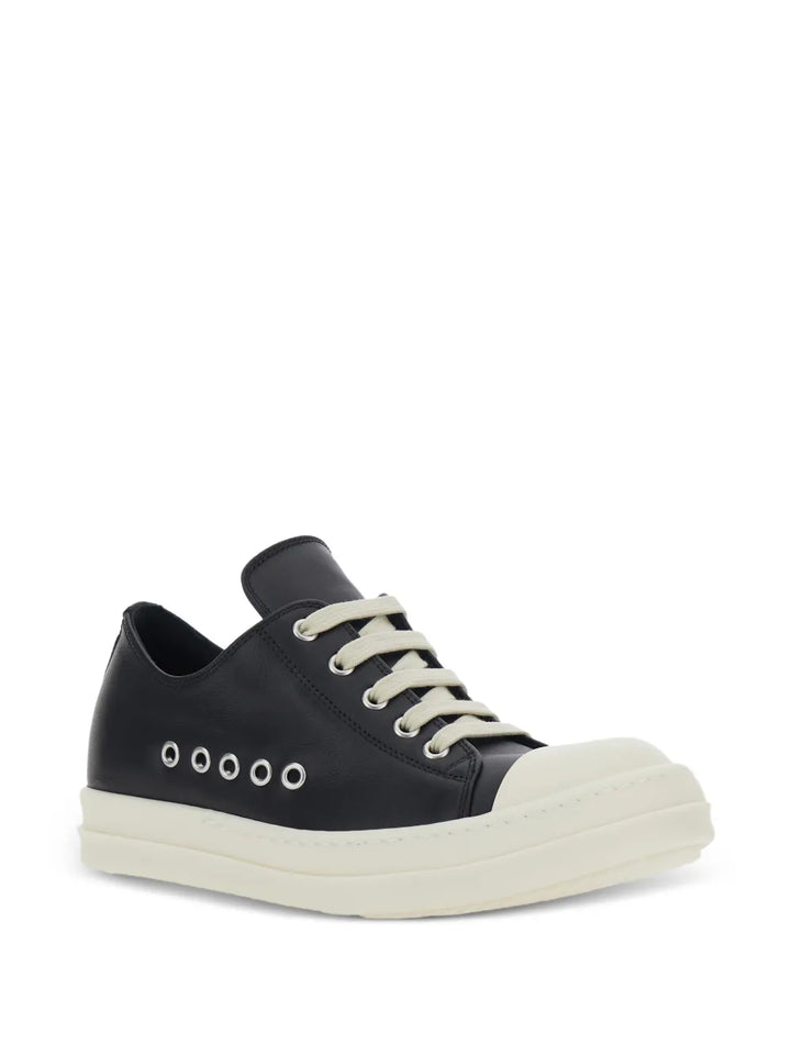 Rick Owens Eyelet Lace-Up — Black — Size US M 3.5 - US W 5 — Side View