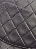 Chanel Pre Owned 1989 1991 Medium Classic Lambskin Double Flap Shoulder Bag — Same as shown — Size One Size — Side View