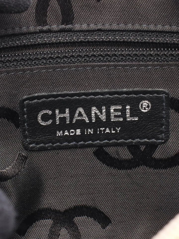 Chanel Pre Owned 2003 2004 Small Lambskin Cambon Ligne Shoulder Bag — Same as shown — Size One Size — Detail View
