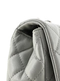Chanel Pre Owned Classic Single Flap Bag Quilted Caviar Jumbo Shoulder Bag — Same as shown — Size One Size — Detail View