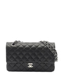 Chanel Pre Owned 2010 2011 Medium Classic Lambskin Double Flap Shoulder Bag — Same as shown — Size One Size — Front View