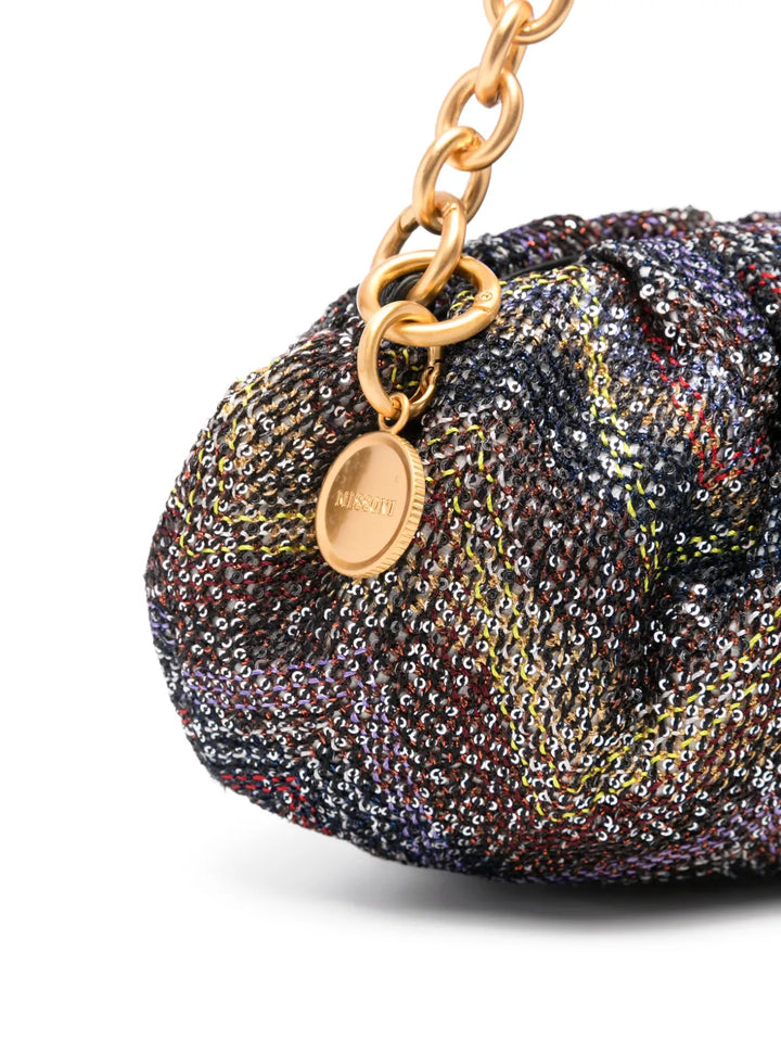 Missoni Zigzag Pattern Shoulder Bag — Same as shown — Size One Size — Top View