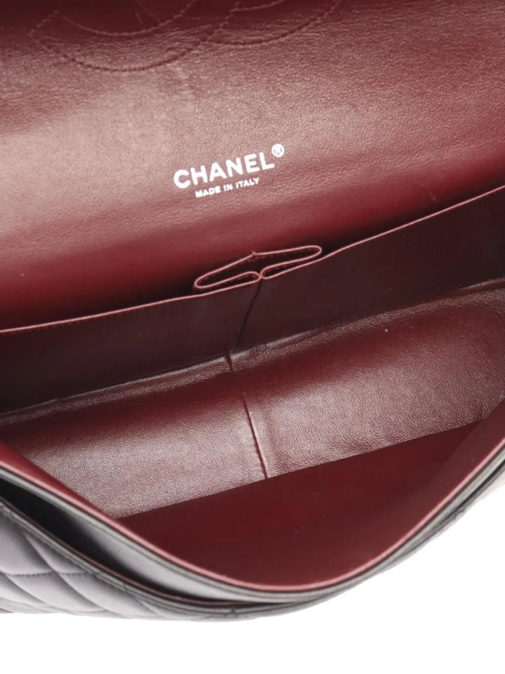 Chanel Pre Owned 2011 Maxi Classic Lambskin Double Flap Shoulder Bag — Same as shown — Size One Size — Top View