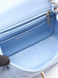Chanel Pre Owned 2020 Mini Square Classic Lambskin Single Flap Shoulder Bag — Same as shown — Size One Size — Top View