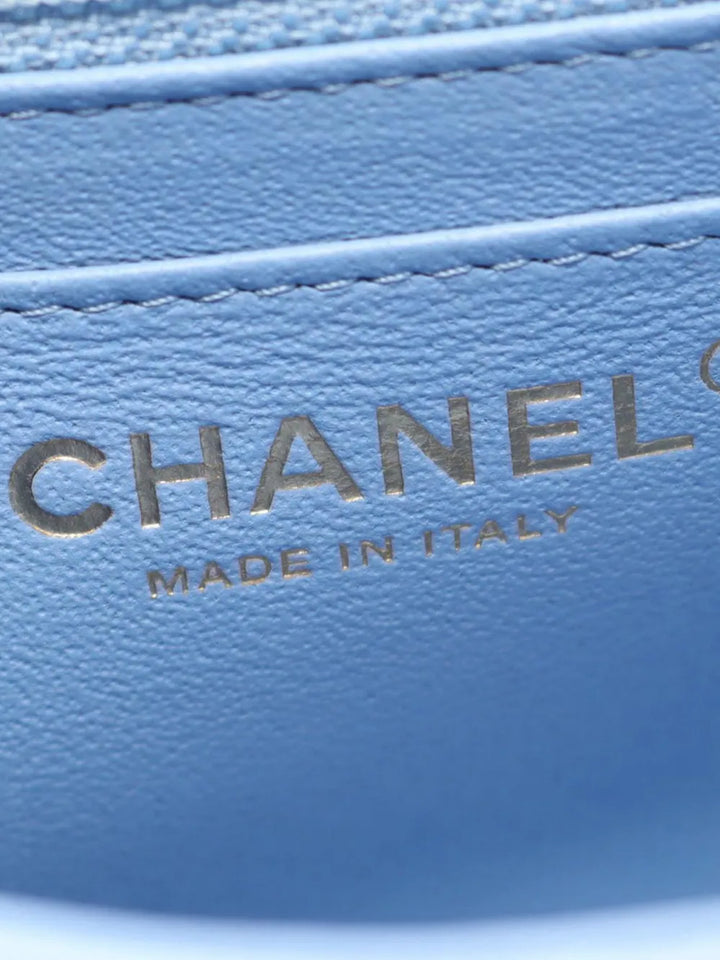 Chanel Pre Owned 2020 Mini Square Classic Lambskin Single Flap Shoulder Bag — Same as shown — Size One Size — Lifestyle View