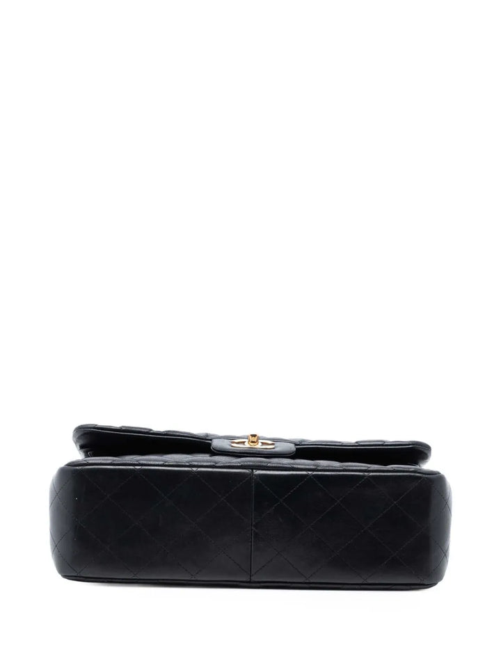 Chanel Pre Owned 2011 Jumbo Classic Lambskin Double Flap Shoulder Bag — Same as shown — Size One Size — Top View