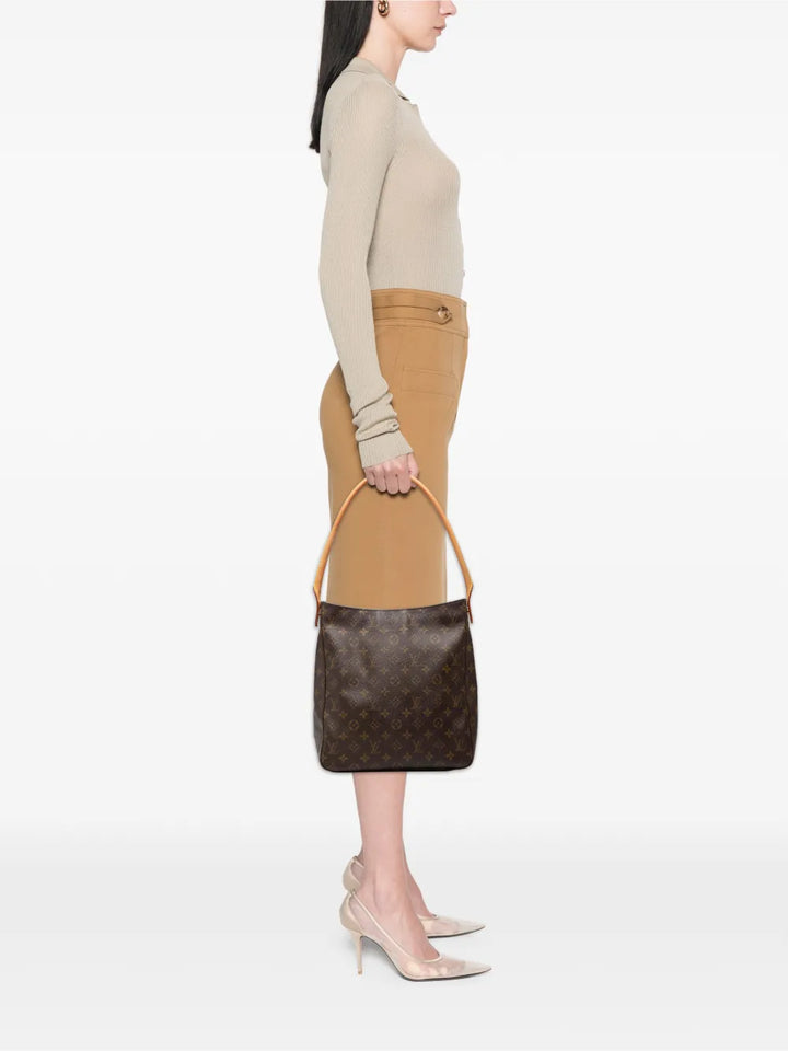 Louis Vuitton Pre Owned 2000 Monogram Looping Gm Shoulder Bag — Same as shown — Size One Size — Side View