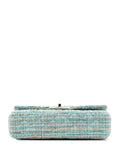 Chanel Pre Owned 2010 2011 Medium Classic Tweed Double Flap Shoulder Bag — Same as shown — Size One Size — Top View